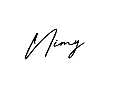 See photos of Nimy official signature by Spectra . Check more albums & portfolios. Read reviews & check more about AmerikaSignatureDemo-Regular font. Nimy signature style 3 images and pictures png