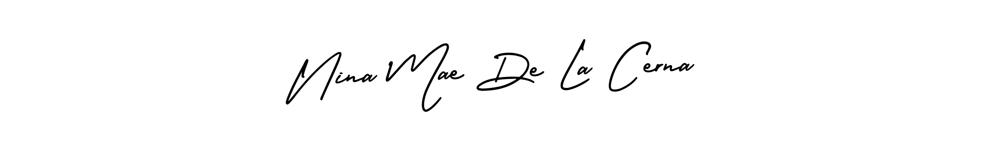 Here are the top 10 professional signature styles for the name Nina Mae De La Cerna. These are the best autograph styles you can use for your name. Nina Mae De La Cerna signature style 3 images and pictures png