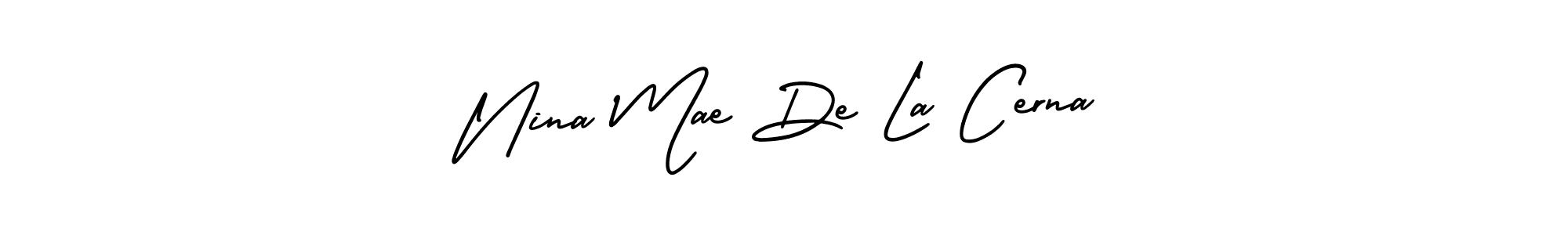 Design your own signature with our free online signature maker. With this signature software, you can create a handwritten (AmerikaSignatureDemo-Regular) signature for name Nina Mae De La Cerna. Nina Mae De La Cerna signature style 3 images and pictures png