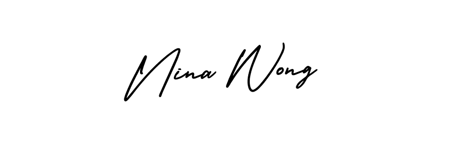You can use this online signature creator to create a handwritten signature for the name Nina Wong. This is the best online autograph maker. Nina Wong signature style 3 images and pictures png