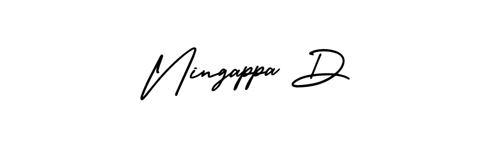 Design your own signature with our free online signature maker. With this signature software, you can create a handwritten (AmerikaSignatureDemo-Regular) signature for name Ningappa D. Ningappa D signature style 3 images and pictures png