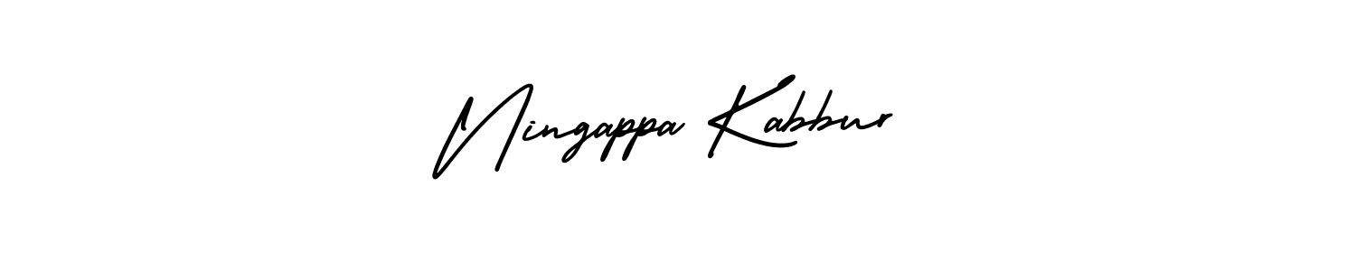 Also You can easily find your signature by using the search form. We will create Ningappa Kabbur name handwritten signature images for you free of cost using AmerikaSignatureDemo-Regular sign style. Ningappa Kabbur signature style 3 images and pictures png