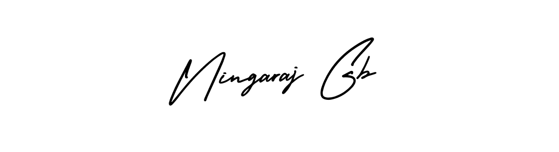 This is the best signature style for the Ningaraj Gb name. Also you like these signature font (AmerikaSignatureDemo-Regular). Mix name signature. Ningaraj Gb signature style 3 images and pictures png
