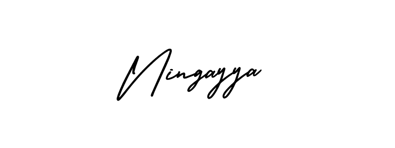 Also we have Ningayya name is the best signature style. Create professional handwritten signature collection using AmerikaSignatureDemo-Regular autograph style. Ningayya signature style 3 images and pictures png