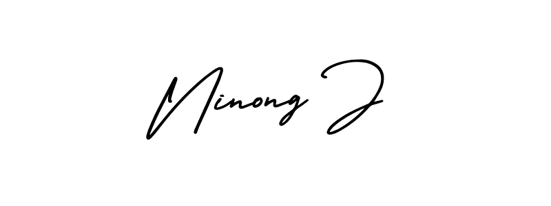 AmerikaSignatureDemo-Regular is a professional signature style that is perfect for those who want to add a touch of class to their signature. It is also a great choice for those who want to make their signature more unique. Get Ninong J name to fancy signature for free. Ninong J signature style 3 images and pictures png