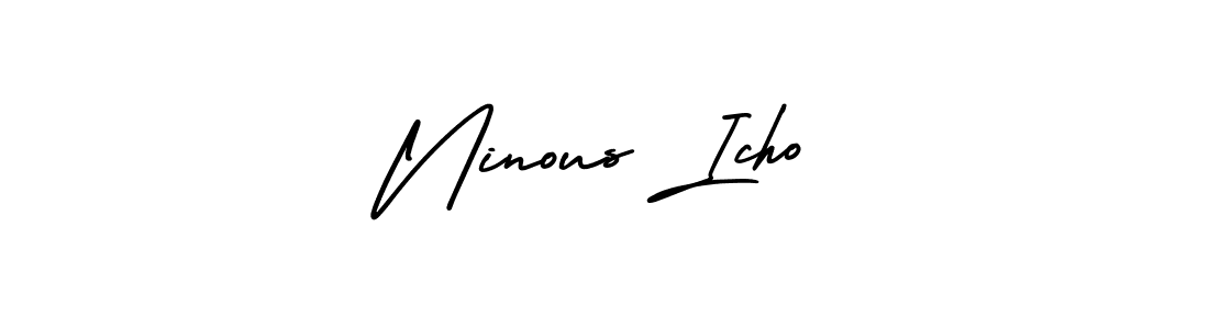 Make a beautiful signature design for name Ninous Icho. Use this online signature maker to create a handwritten signature for free. Ninous Icho signature style 3 images and pictures png