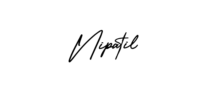 Create a beautiful signature design for name Nipatil. With this signature (AmerikaSignatureDemo-Regular) fonts, you can make a handwritten signature for free. Nipatil signature style 3 images and pictures png