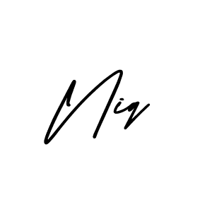 if you are searching for the best signature style for your name Niq. so please give up your signature search. here we have designed multiple signature styles  using AmerikaSignatureDemo-Regular. Niq signature style 3 images and pictures png