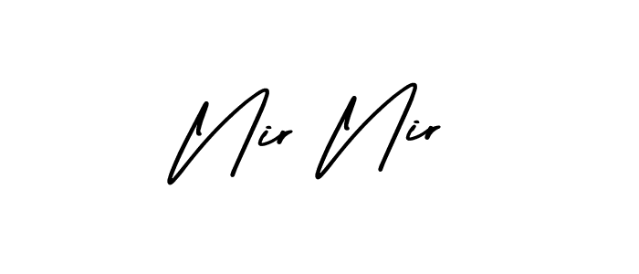 You can use this online signature creator to create a handwritten signature for the name Nir Nir. This is the best online autograph maker. Nir Nir signature style 3 images and pictures png