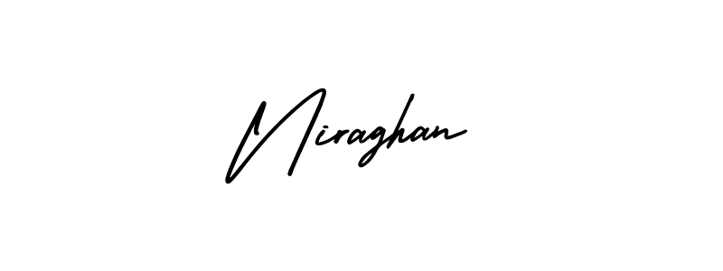 Make a short Niraghan signature style. Manage your documents anywhere anytime using AmerikaSignatureDemo-Regular. Create and add eSignatures, submit forms, share and send files easily. Niraghan signature style 3 images and pictures png