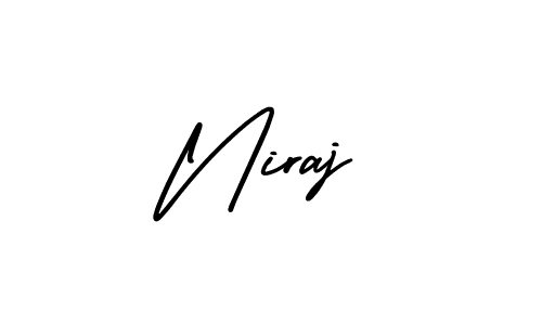 Design your own signature with our free online signature maker. With this signature software, you can create a handwritten (AmerikaSignatureDemo-Regular) signature for name Niraj. Niraj signature style 3 images and pictures png