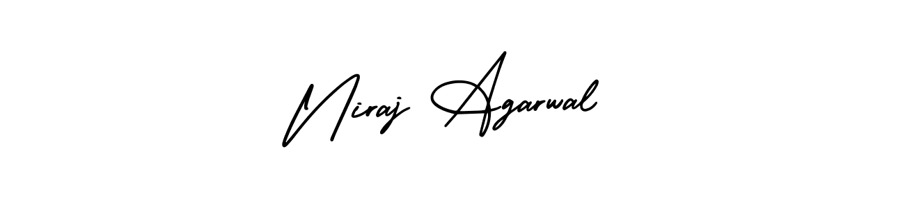 Use a signature maker to create a handwritten signature online. With this signature software, you can design (AmerikaSignatureDemo-Regular) your own signature for name Niraj Agarwal. Niraj Agarwal signature style 3 images and pictures png