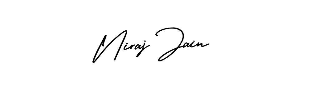 Use a signature maker to create a handwritten signature online. With this signature software, you can design (AmerikaSignatureDemo-Regular) your own signature for name Niraj Jain. Niraj Jain signature style 3 images and pictures png