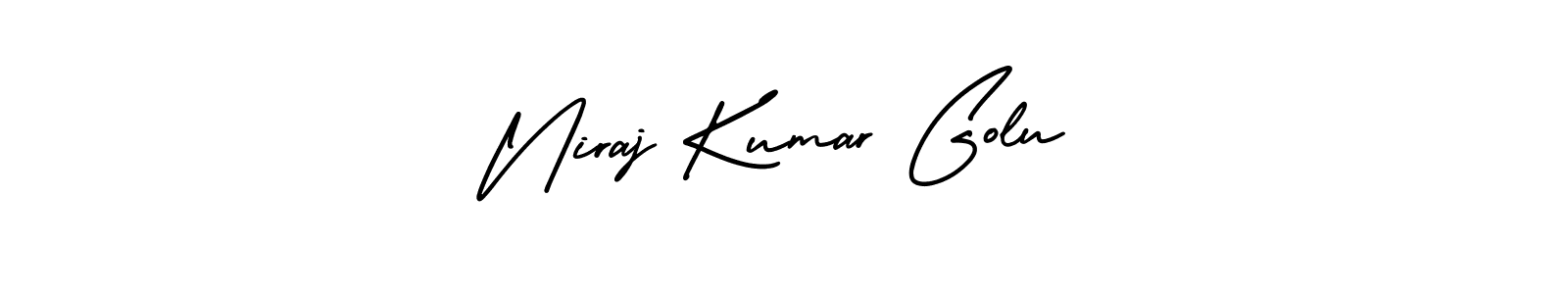 Similarly AmerikaSignatureDemo-Regular is the best handwritten signature design. Signature creator online .You can use it as an online autograph creator for name Niraj Kumar Golu. Niraj Kumar Golu signature style 3 images and pictures png