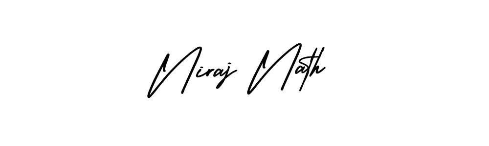 Also You can easily find your signature by using the search form. We will create Niraj Nath name handwritten signature images for you free of cost using AmerikaSignatureDemo-Regular sign style. Niraj Nath signature style 3 images and pictures png