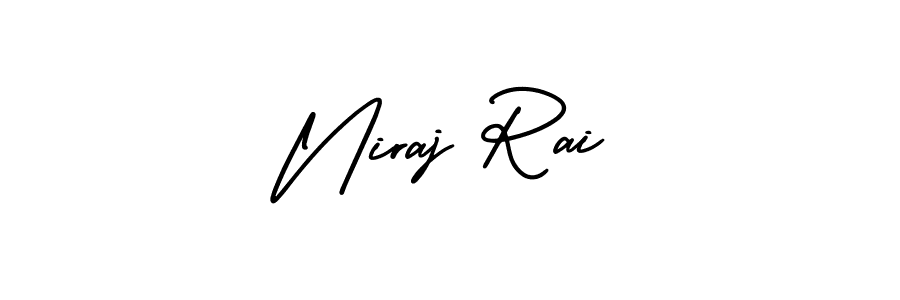 Make a short Niraj Rai signature style. Manage your documents anywhere anytime using AmerikaSignatureDemo-Regular. Create and add eSignatures, submit forms, share and send files easily. Niraj Rai signature style 3 images and pictures png