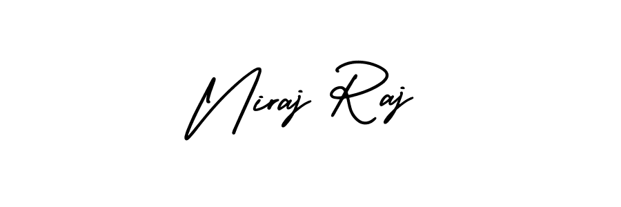 Also You can easily find your signature by using the search form. We will create Niraj Raj name handwritten signature images for you free of cost using AmerikaSignatureDemo-Regular sign style. Niraj Raj signature style 3 images and pictures png