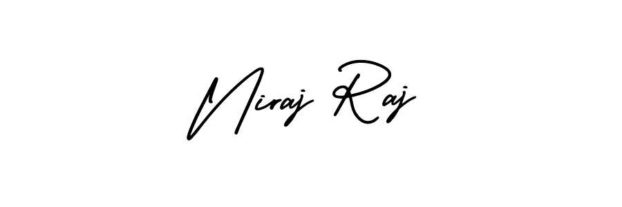 Also You can easily find your signature by using the search form. We will create Niraj Raj name handwritten signature images for you free of cost using AmerikaSignatureDemo-Regular sign style. Niraj Raj signature style 3 images and pictures png