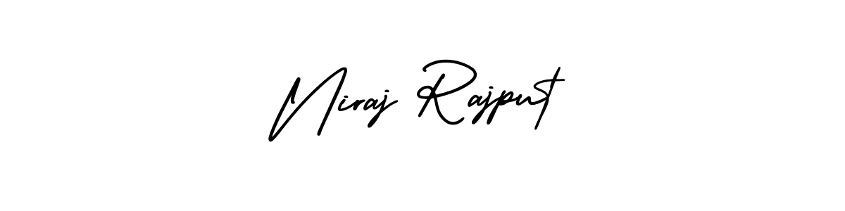 if you are searching for the best signature style for your name Niraj Rajput. so please give up your signature search. here we have designed multiple signature styles  using AmerikaSignatureDemo-Regular. Niraj Rajput signature style 3 images and pictures png