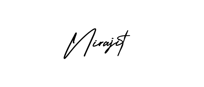 Make a beautiful signature design for name Nirajit. Use this online signature maker to create a handwritten signature for free. Nirajit signature style 3 images and pictures png