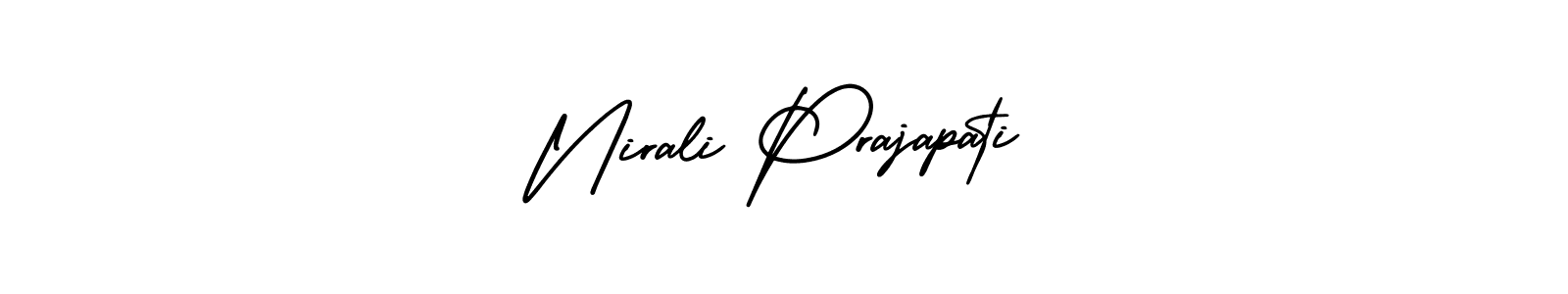 Make a beautiful signature design for name Nirali Prajapati. Use this online signature maker to create a handwritten signature for free. Nirali Prajapati signature style 3 images and pictures png