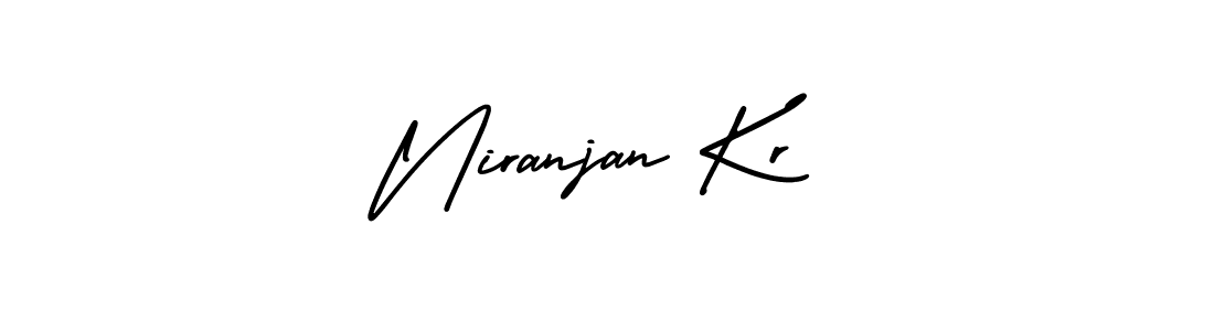 This is the best signature style for the Niranjan Kr name. Also you like these signature font (AmerikaSignatureDemo-Regular). Mix name signature. Niranjan Kr signature style 3 images and pictures png