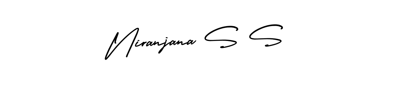 Make a beautiful signature design for name Niranjana S S. Use this online signature maker to create a handwritten signature for free. Niranjana S S signature style 3 images and pictures png