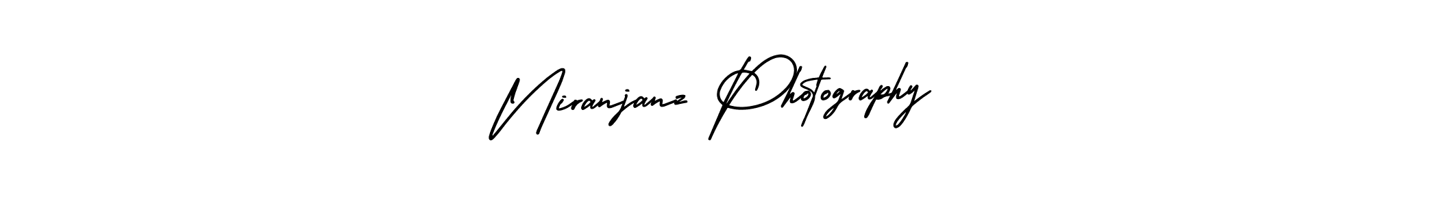 How to make Niranjanz Photography name signature. Use AmerikaSignatureDemo-Regular style for creating short signs online. This is the latest handwritten sign. Niranjanz Photography signature style 3 images and pictures png