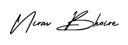 Check out images of Autograph of Nirav Bhoire name. Actor Nirav Bhoire Signature Style. AmerikaSignatureDemo-Regular is a professional sign style online. Nirav Bhoire signature style 3 images and pictures png