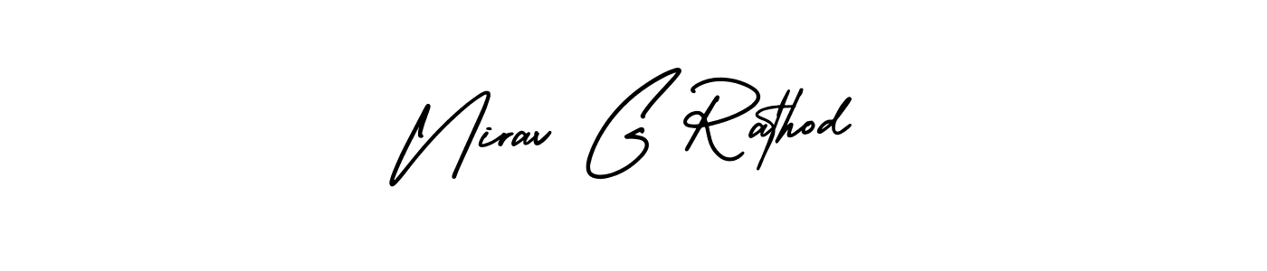 AmerikaSignatureDemo-Regular is a professional signature style that is perfect for those who want to add a touch of class to their signature. It is also a great choice for those who want to make their signature more unique. Get Nirav G Rathod name to fancy signature for free. Nirav G Rathod signature style 3 images and pictures png