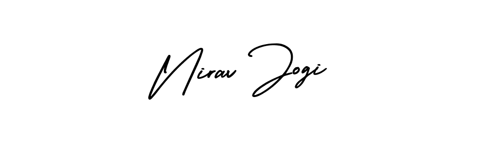 How to Draw Nirav Jogi signature style? AmerikaSignatureDemo-Regular is a latest design signature styles for name Nirav Jogi. Nirav Jogi signature style 3 images and pictures png