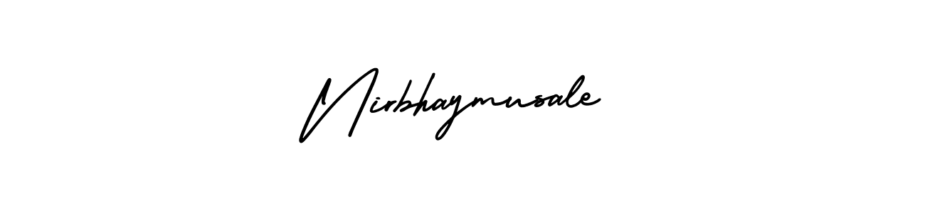 It looks lik you need a new signature style for name Nirbhaymusale. Design unique handwritten (AmerikaSignatureDemo-Regular) signature with our free signature maker in just a few clicks. Nirbhaymusale signature style 3 images and pictures png