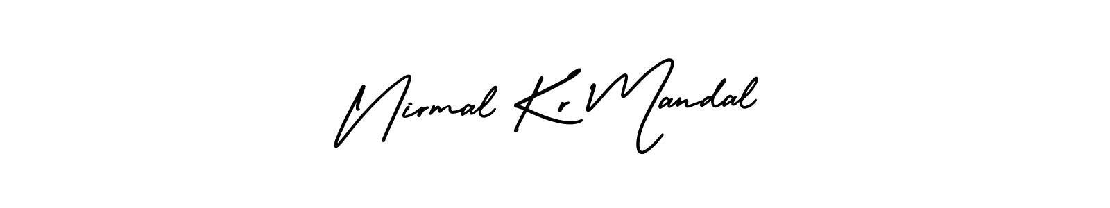 Make a short Nirmal Kr Mandal signature style. Manage your documents anywhere anytime using AmerikaSignatureDemo-Regular. Create and add eSignatures, submit forms, share and send files easily. Nirmal Kr Mandal signature style 3 images and pictures png
