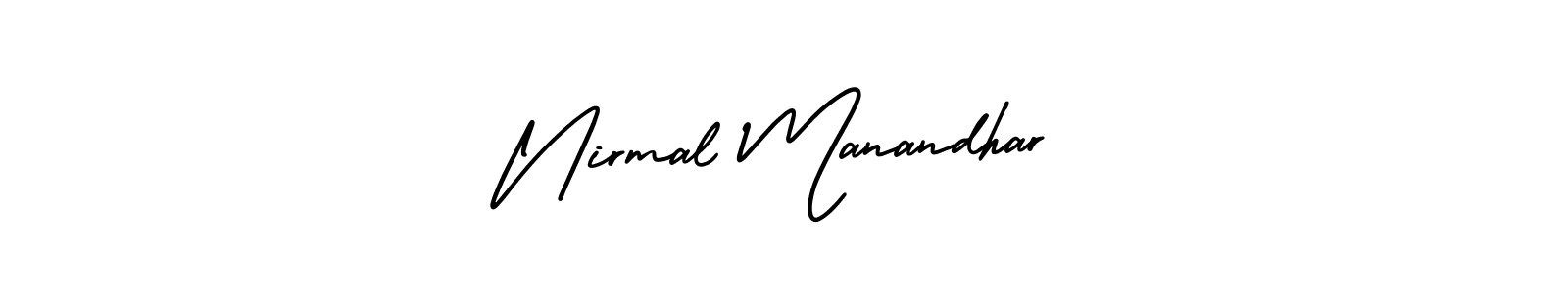 Also we have Nirmal Manandhar name is the best signature style. Create professional handwritten signature collection using AmerikaSignatureDemo-Regular autograph style. Nirmal Manandhar signature style 3 images and pictures png