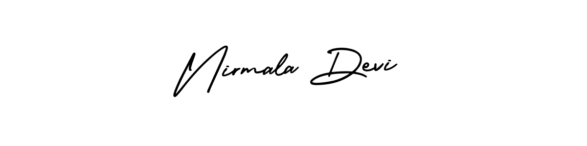 Make a beautiful signature design for name Nirmala Devi. Use this online signature maker to create a handwritten signature for free. Nirmala Devi signature style 3 images and pictures png