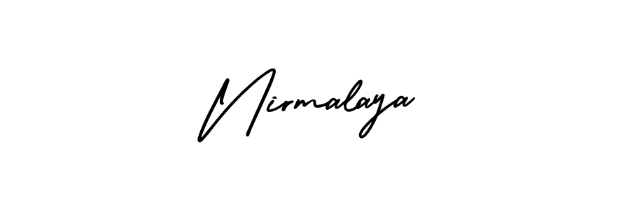 Similarly AmerikaSignatureDemo-Regular is the best handwritten signature design. Signature creator online .You can use it as an online autograph creator for name Nirmalaya. Nirmalaya signature style 3 images and pictures png