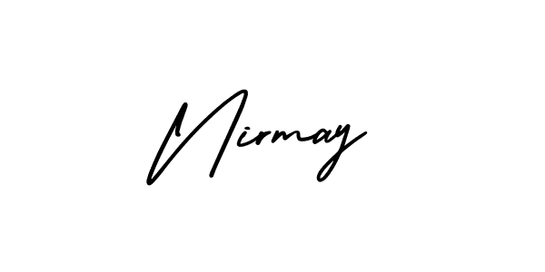 Also we have Nirmay name is the best signature style. Create professional handwritten signature collection using AmerikaSignatureDemo-Regular autograph style. Nirmay signature style 3 images and pictures png