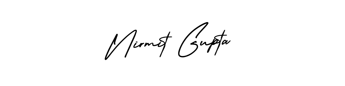 Check out images of Autograph of Nirmit Gupta name. Actor Nirmit Gupta Signature Style. AmerikaSignatureDemo-Regular is a professional sign style online. Nirmit Gupta signature style 3 images and pictures png