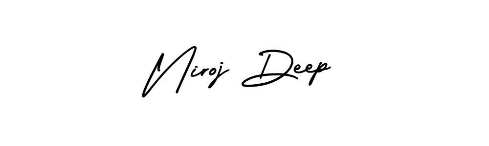Once you've used our free online signature maker to create your best signature AmerikaSignatureDemo-Regular style, it's time to enjoy all of the benefits that Niroj Deep name signing documents. Niroj Deep signature style 3 images and pictures png