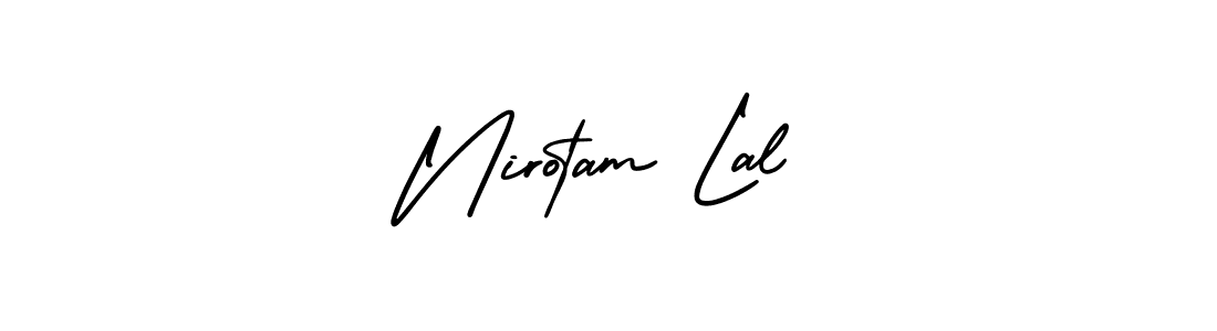 Also You can easily find your signature by using the search form. We will create Nirotam Lal name handwritten signature images for you free of cost using AmerikaSignatureDemo-Regular sign style. Nirotam Lal signature style 3 images and pictures png