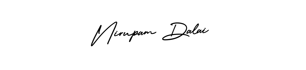 Similarly AmerikaSignatureDemo-Regular is the best handwritten signature design. Signature creator online .You can use it as an online autograph creator for name Nirupam Dalai. Nirupam Dalai signature style 3 images and pictures png