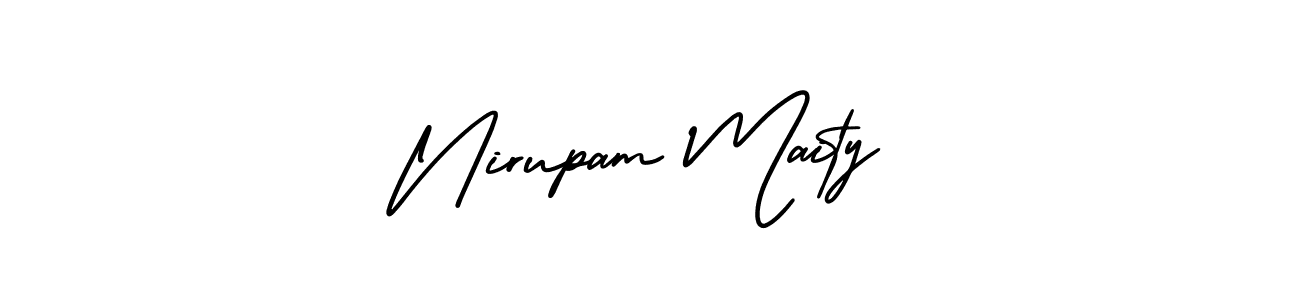 Make a beautiful signature design for name Nirupam Maity. Use this online signature maker to create a handwritten signature for free. Nirupam Maity signature style 3 images and pictures png
