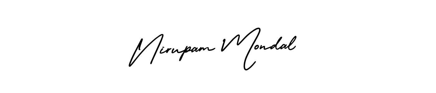 if you are searching for the best signature style for your name Nirupam Mondal. so please give up your signature search. here we have designed multiple signature styles  using AmerikaSignatureDemo-Regular. Nirupam Mondal signature style 3 images and pictures png