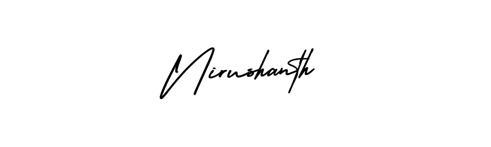 Check out images of Autograph of Nirushanth name. Actor Nirushanth Signature Style. AmerikaSignatureDemo-Regular is a professional sign style online. Nirushanth signature style 3 images and pictures png