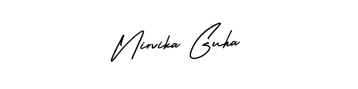 Also we have Nirvika Guha name is the best signature style. Create professional handwritten signature collection using AmerikaSignatureDemo-Regular autograph style. Nirvika Guha signature style 3 images and pictures png