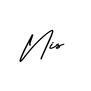 See photos of Nis official signature by Spectra . Check more albums & portfolios. Read reviews & check more about AmerikaSignatureDemo-Regular font. Nis signature style 3 images and pictures png