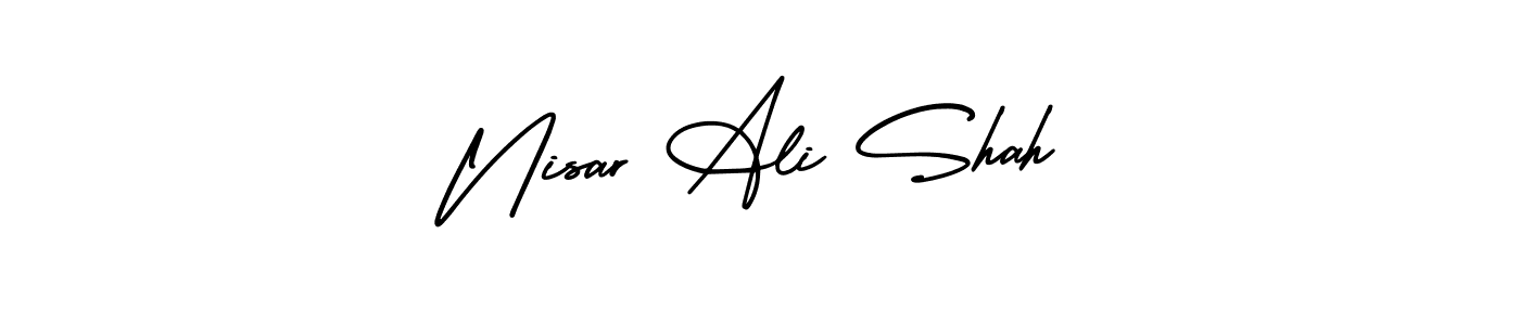 Make a short Nisar Ali Shah signature style. Manage your documents anywhere anytime using AmerikaSignatureDemo-Regular. Create and add eSignatures, submit forms, share and send files easily. Nisar Ali Shah signature style 3 images and pictures png