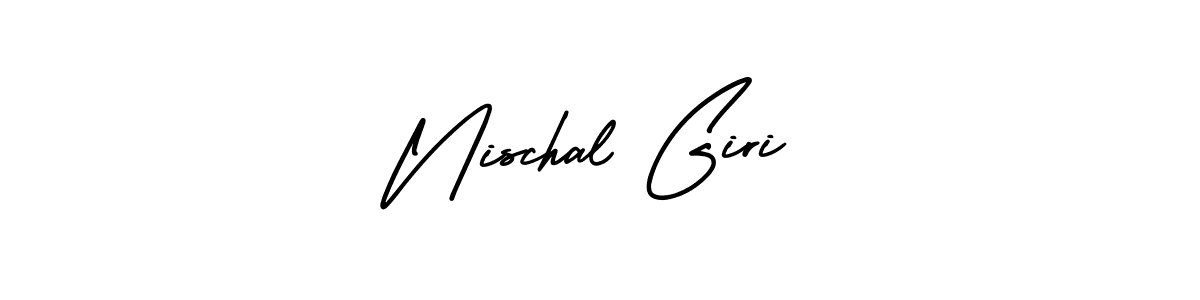 Design your own signature with our free online signature maker. With this signature software, you can create a handwritten (AmerikaSignatureDemo-Regular) signature for name Nischal Giri. Nischal Giri signature style 3 images and pictures png