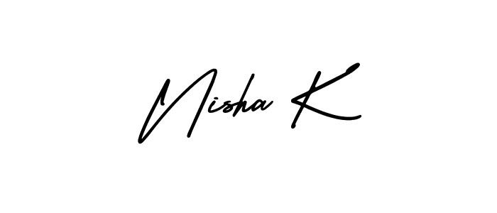Here are the top 10 professional signature styles for the name Nisha K. These are the best autograph styles you can use for your name. Nisha K signature style 3 images and pictures png