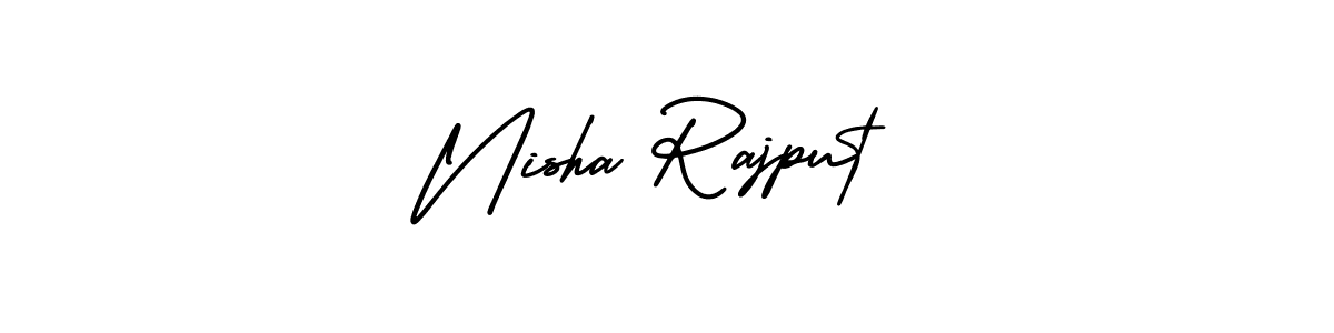 How to Draw Nisha Rajput signature style? AmerikaSignatureDemo-Regular is a latest design signature styles for name Nisha Rajput. Nisha Rajput signature style 3 images and pictures png